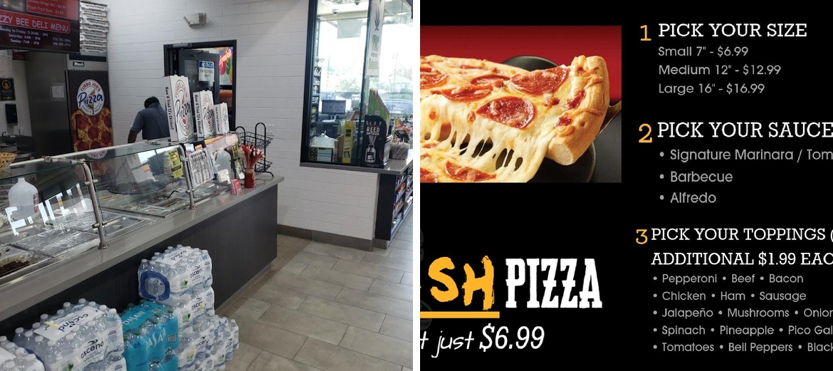Buzzy Bee Deli & Pizza Menu